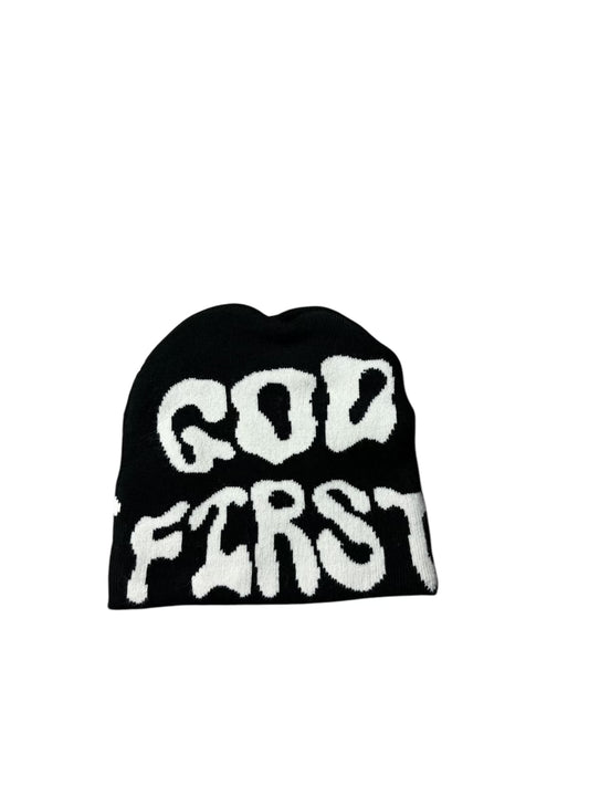 (PRE-ORDER) God First “Black” Beanie